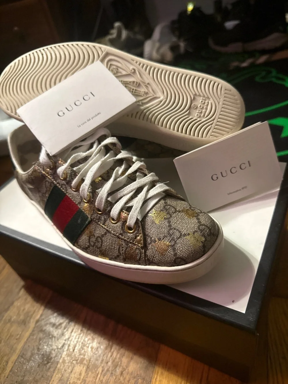 Gucci Sneakers Appi d’oro